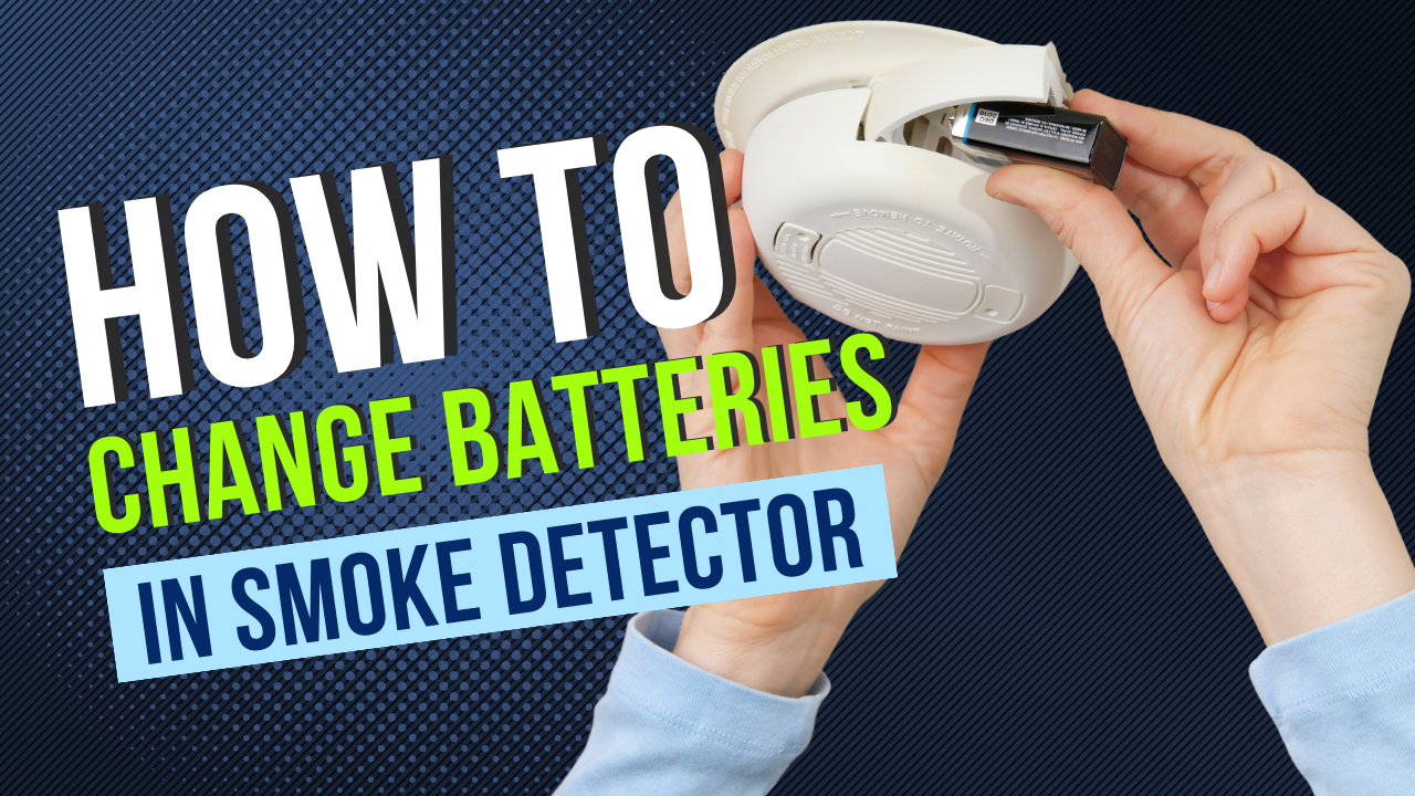 Load video: How to change batteries in smoke detector